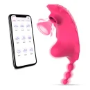 App-gesteuerter Tragbarer Biene-Vibrator Pink