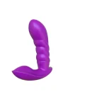 App-gesteuerter Tragbarer Dildo-Vibrator Lila
