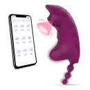 App-gesteuerter Tragbarer Biene-Vibrator Lila