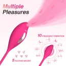 Flüsterleiser Vogelstimulator mit Erotik-Ei Pink