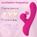 Deluxe Rabbit Saugvibrator Pink
