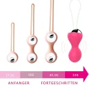 Kegel Übungsball-Set für Beckenboden (4 Teile) Pink