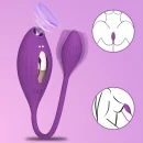 Flüsterleiser Vogelstimulator mit Erotik-Ei Lila