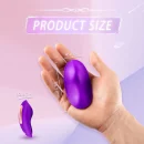 Flügelnder Genuss Vibrator mit App Lila