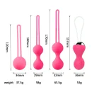 Kegel Übungsball-Set für Beckenboden (4 Teile) Pink
