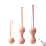 Kegel Übungsball-Set für Beckenboden (4 Teile) Hautfarbe
