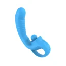 Zungenkunst Satimulationsvibrator Blau