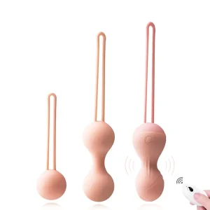 Kegel Übungsball-Set für Beckenboden (4 Teile) Hautfarbe