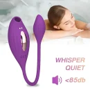 Flüsterleiser Vogelstimulator mit Erotik-Ei Lila