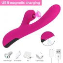 Deluxe Rabbit Saugvibrator Pink