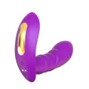 App-gesteuerter Tragbarer Dildo-Vibrator Lila