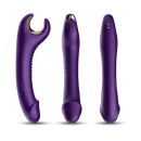 Flexibler Rotationsvibrator für Intensive Stimulation Lila