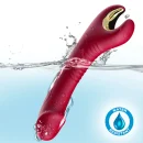 Flexibler Rotationsvibrator für Intensive Stimulation Rot