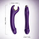Flexibler Rotationsvibrator für Intensive Stimulation Lila