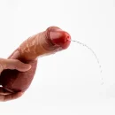 Innovativer S-Size Dildo mit Eingebautem Sprühmechanismus
