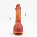 Innovativer L-Size Dildo mit eingebautem Sprühmechanismus