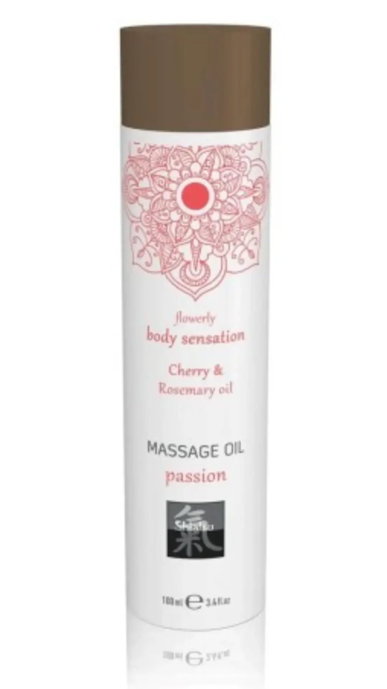 Luxus Passion Massageöl mit Kirsch- & Rosmarinöl