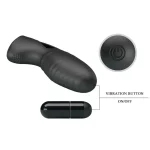 Pretty Love Alan – Fingervibrator aus Silikon (schwarz)