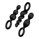 Satisfyer Booty Call Plug, Black, 13,5 _ 14 cm, 3 pcs – Bild 2
