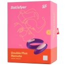 Satisfyer Double Plus Vibrator with Remote Control, Purple, 7 cm – Bild 8