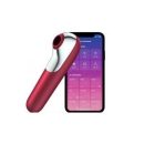 Satisfyer Dual Love Connect App Vibrator + Druckwellentoy, Red, 16 cm – Bild 3