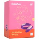 Satisfyer Double Plus Vibrator with Remote Control, Purple, 7 cm – Bild 3