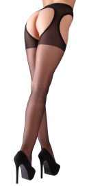 Sex-Strumpfhose schwarz S/M – Bild 2