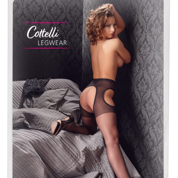 Sex-Strumpfhose schwarz L/XL