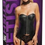 Leder Strapscorsage 2XL