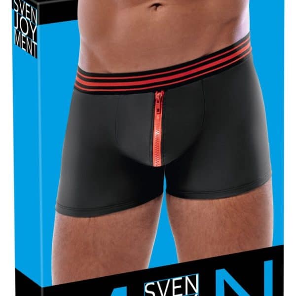 Herren Pants Schwarz/Rot XL