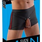 Herren Pants schwarz/rot XL