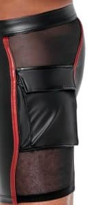 Herren Shorts Schwarz/Rot XL – Bild 7