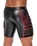 Herren Shorts Schwarz/Rot XL – Bild 4