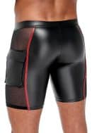 Herren Shorts Schwarz/Rot XL – Bild 5