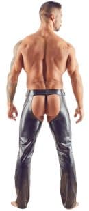Lederimitat Herren Chaps S – Bild 6