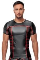 Herren Shirt Schwarz/Rot S – Bild 2