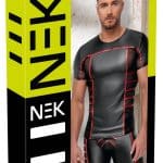 Herren Shirt Schwarz/Rot 2XL