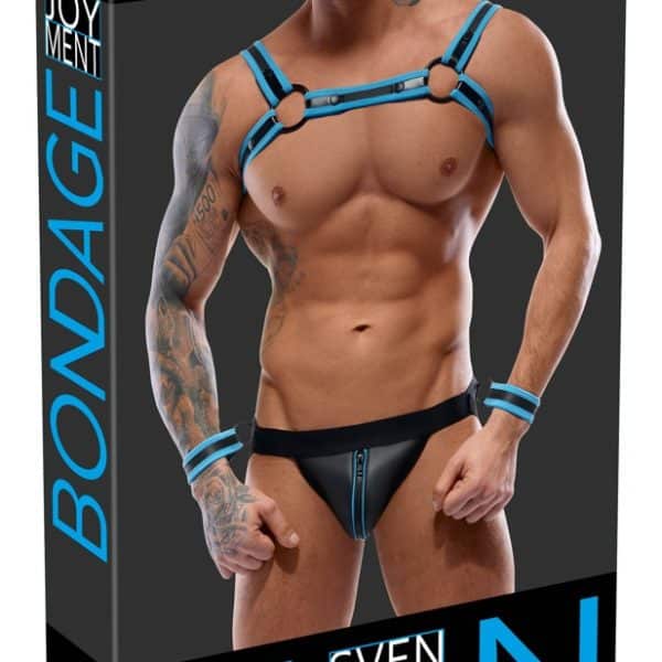 Herren Jockset Schwarz/Blau2XL