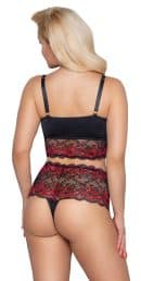 BH und Slip schwarz/rot 2XL – Bild 4