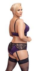 BH Set lila/schwarz 4XL – Bild 3