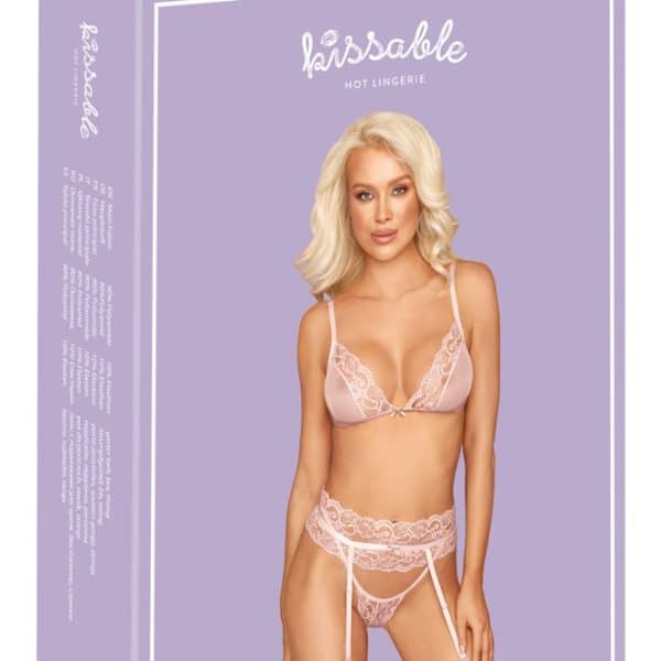 Strapsset rosa L/XL