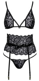 Strapsset schwarz S/M – Bild 4