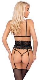 Strapsset schwarz S/M – Bild 3