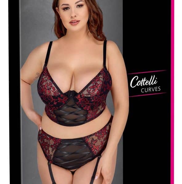 BH Set schwarz/rot 95E/2XL