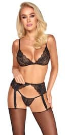 Strapsset schwarz S/M – Bild 2