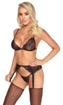 Strapsset schwarz S/M – Bild 3