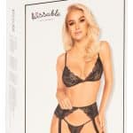 Strapsset schwarz L/XL