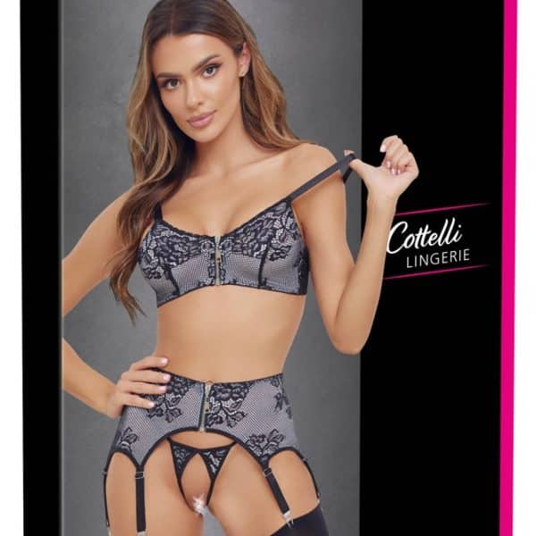 BH Set weiß/schwarz XL