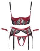 Hebe Set schwarz/rot M – Bild 6