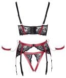 Hebe Set schwarz/rot M – Bild 7